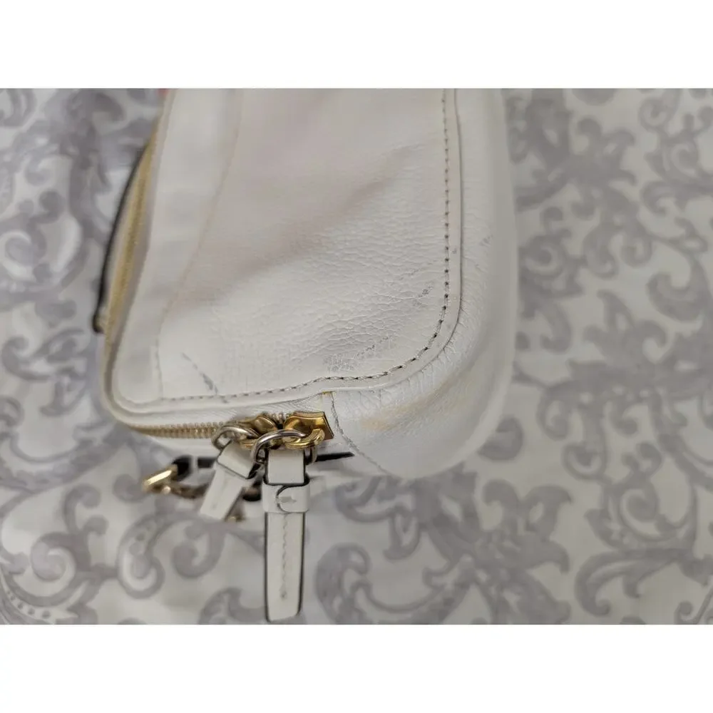 dooney & burke white leather crossbody bag - Picture 16 of 16